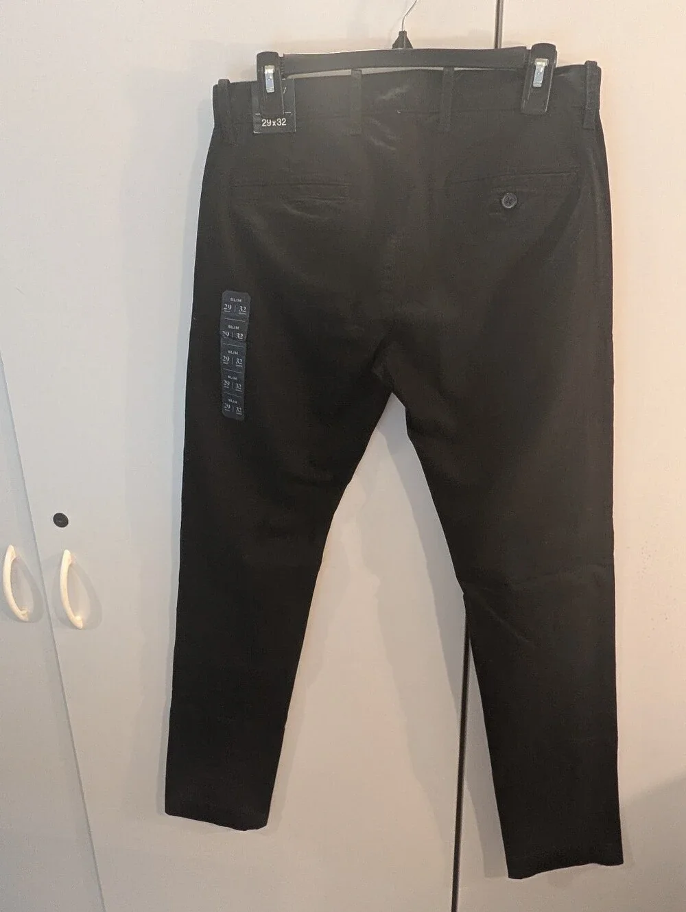 J. Crew Black Men's Slim Chino Pants 29/32 NWT